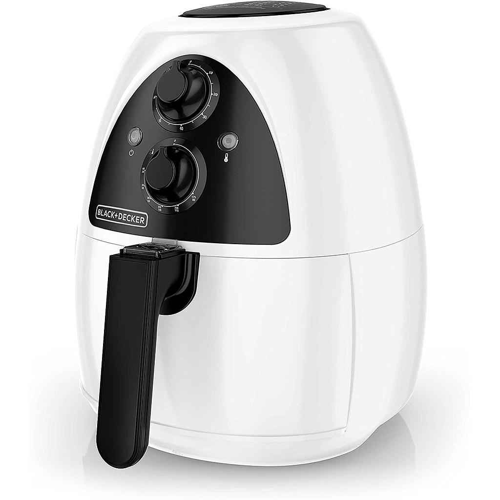 ****Black &amp; Decker Purifry White &amp; Black Air Fryer 2.6 Liter