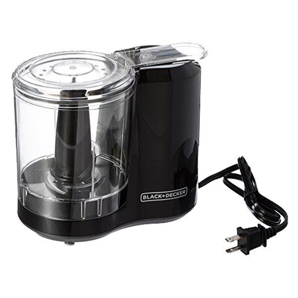 Black &amp; Decker Mini Chopper 3-Cup, Black