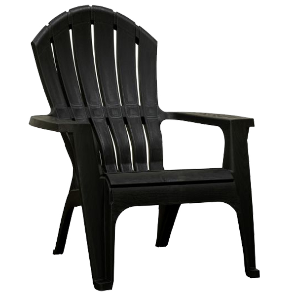 Adams RealComfort Resin Adirondack Chair Black