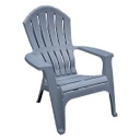 ****Adams RealComfort Resin Adirondack Chair Bluestone