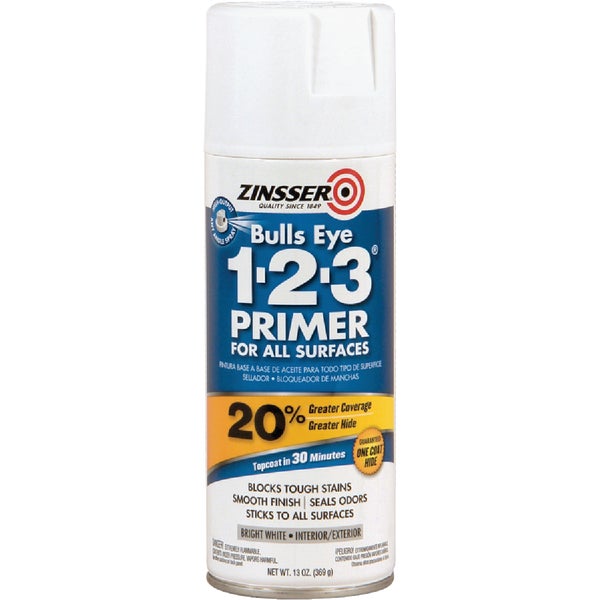 ****Zinsser Bulls Eye 1-2-3 Primer Spray 13 Oz., White