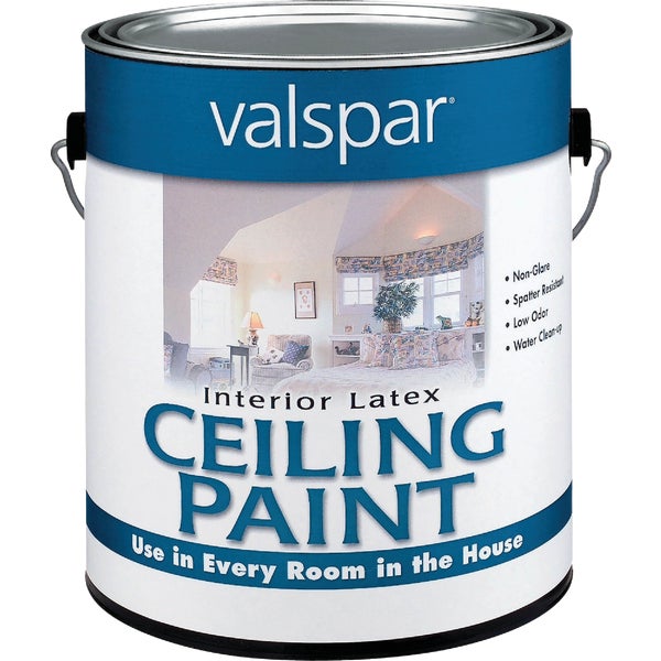 ****Valspar Latex Flat Ceiling Paint White 1 Gal