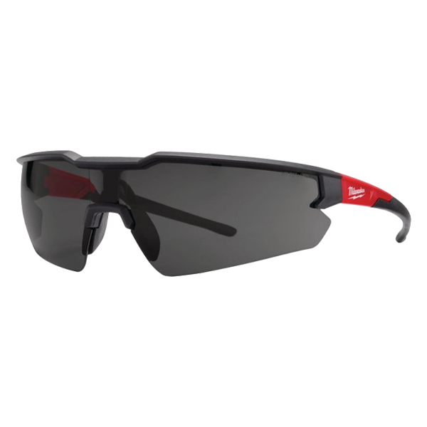 ****Milwaukee Red &amp; Black Frame Safety Glasses with Tinted Anti-Scratch Lenses 3pk