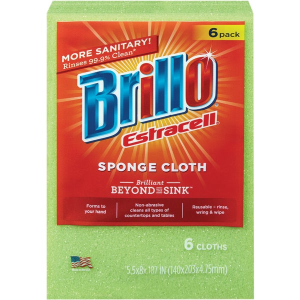 ****Brillo Sponge Cloth 6-Ct