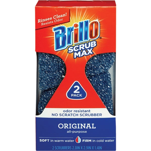 ****Brillo Scrub Max Original No-Scratch Scrubber 2-Ct