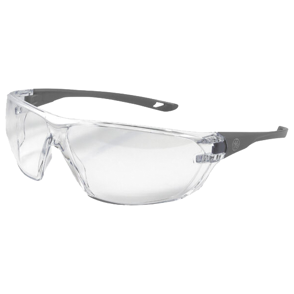 ****GE Gray Safety Glasses Clear Lens