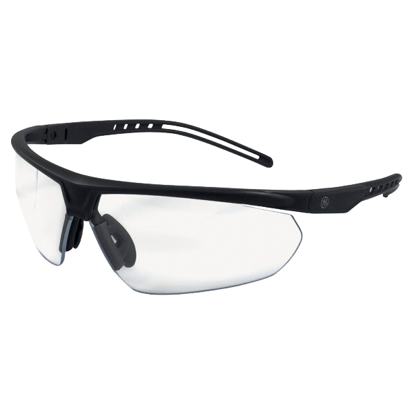 ****GE Black Safety Glasses Clear Anti Fog Lens