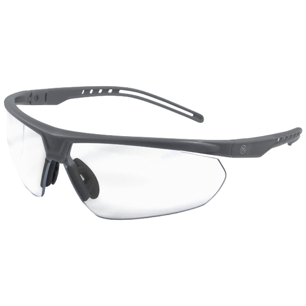 ****GE Grey Safety Glasses Clear Lens