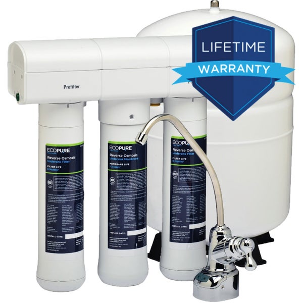 ****EcoPure Drinking Water Filtration System Reverse Osmosis
