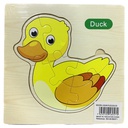 ****Kids Wooden Jigsaw Duck Puzzle