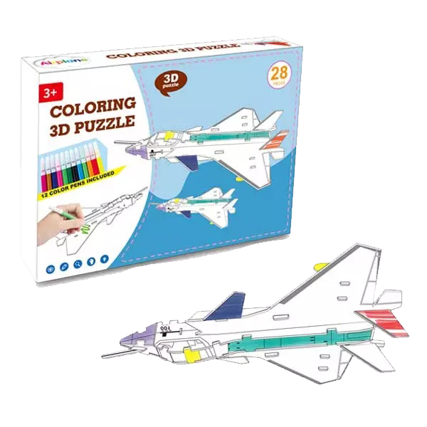 ****Kids 3D Colouring Puzzle