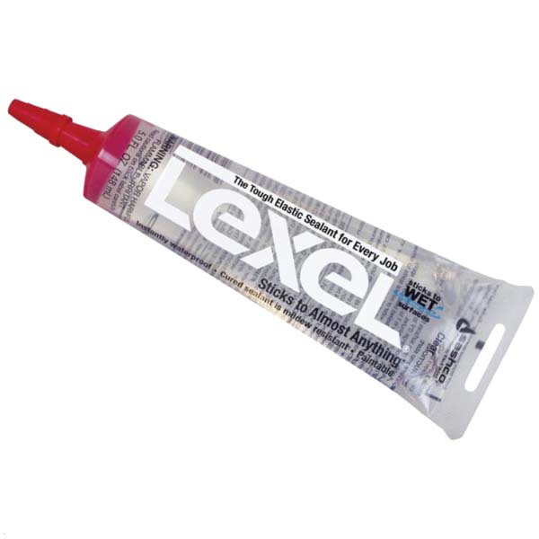 Sashco Lexel Caulk Polymer Sealant 5 Oz., Clear