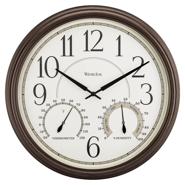 ****Westclox Indoor/Outdoor Wall Clock 20-In.