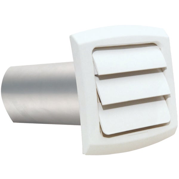 Dundas Jafine ProVent Louvered Dryer Vent Hood 4 In. White