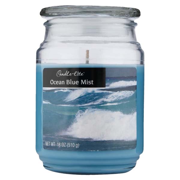 Candle-Lite Everyday 18 Oz. Jar Candle - Ocean Blue Mist