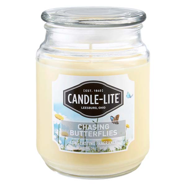 Candle-Lite Everyday 18 Oz. Jar Candle - Chasing Butterflies