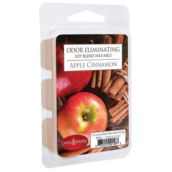 Candle Warmers 2.5 oz Odor Eliminating Wax Melt Apple Cinnamon