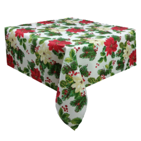 Miro Christmas Tablecloth Round 70in