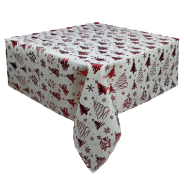 Miro Christmas Tablecloth Round 70in