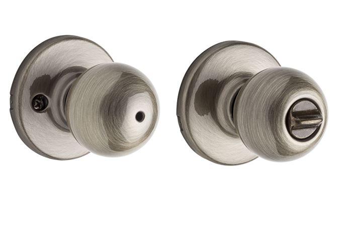 Kwikset Privacy Antique Brass Knob