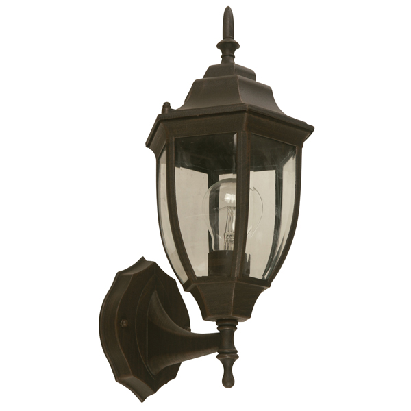 IKE LITE Outdoor Wall Lamp 1-Light Rust E27 100W