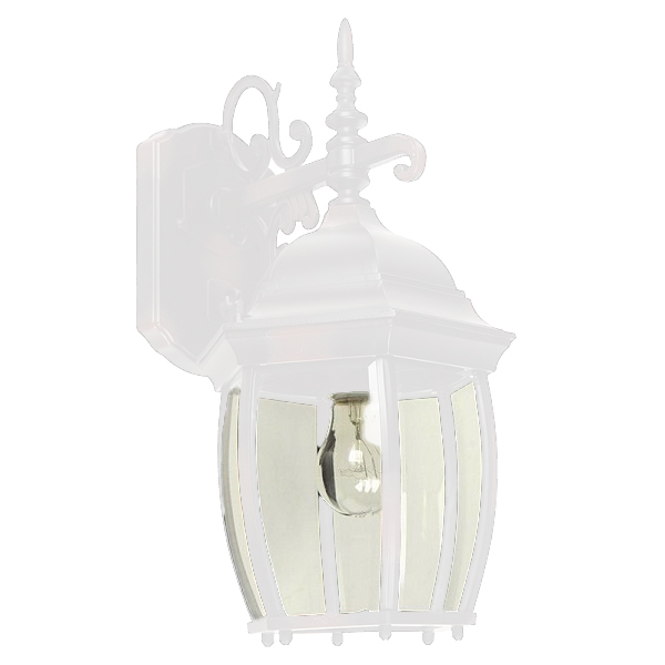 Ike Lite Outdoor Wall Lamp 1-Light E27 100W White