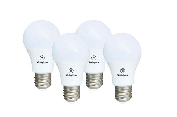 Westinghouse Bulbs LED 9W A60 4PK Daylight (White Light)