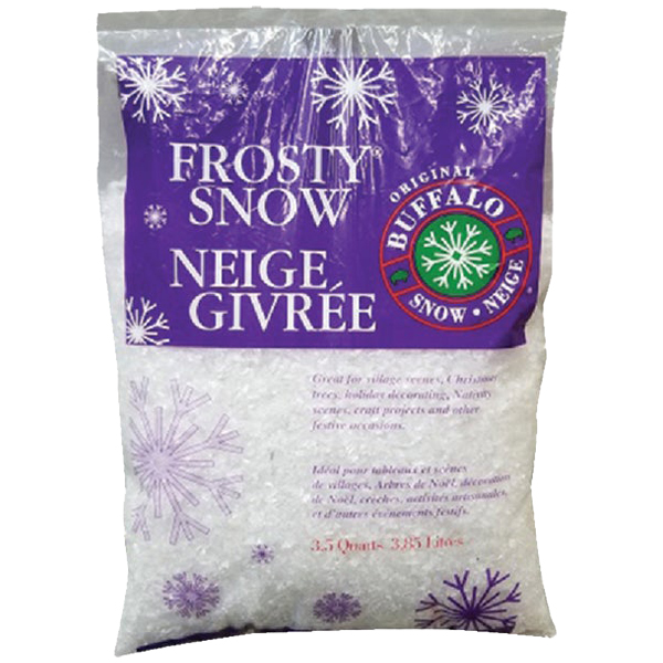 ^Buffalo Snow Synthetic 5-1/4 Qt. Artificial Snow Flakes