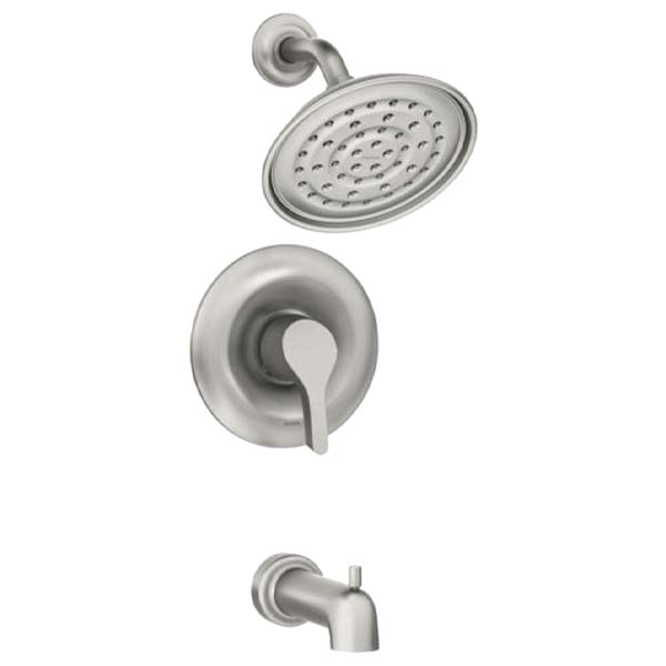 Moen Danika Spot Resistant Brushed Nickel Posi-Temp Tub/Shower