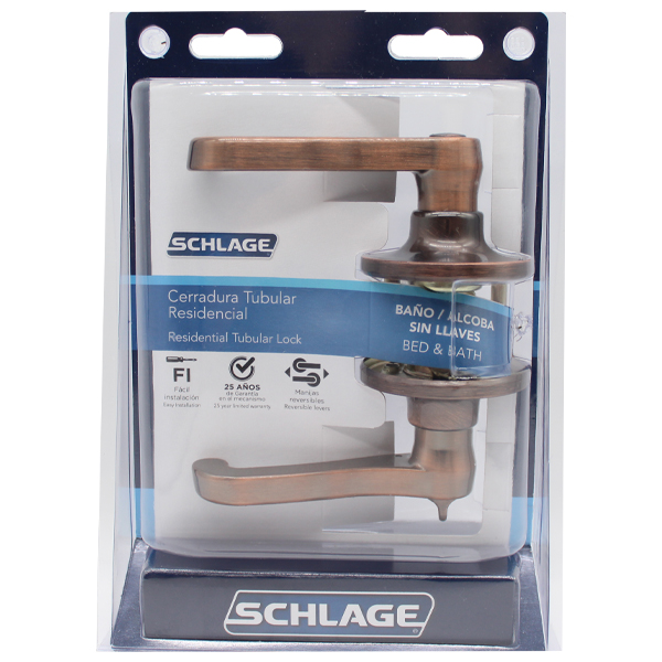 **** Schlage Copper Privacy Lever Argos AC 7707007706036