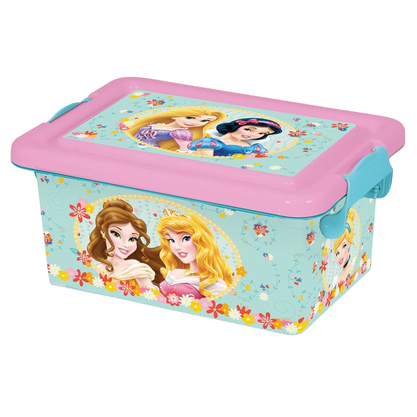 ****Disney Kids Storage Container 3.7L Princess Tea Party