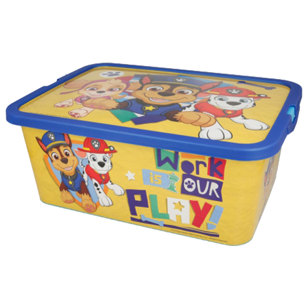 ****Disney Kids Storage Click Box 13L Paw Patrol Boys