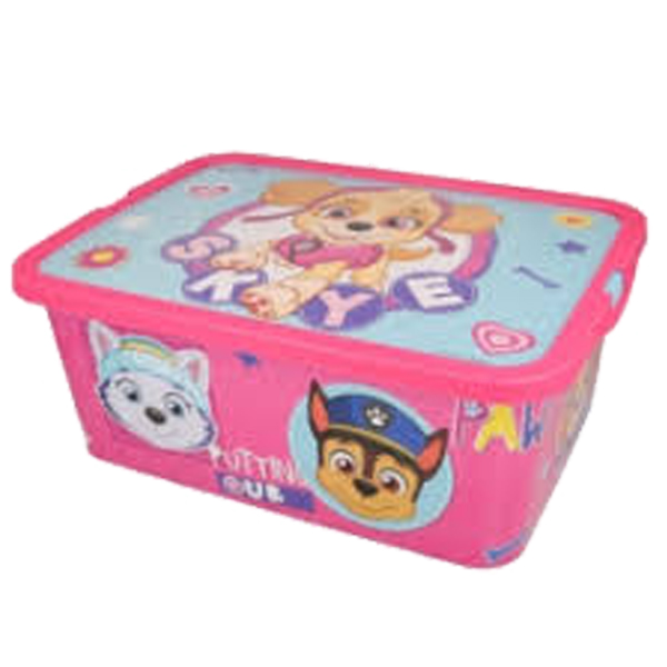 ****Disney Kids Storage Click Box 13L Paw Patrol Girls