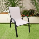 Mobel Outdoor Sling Chair, Beige