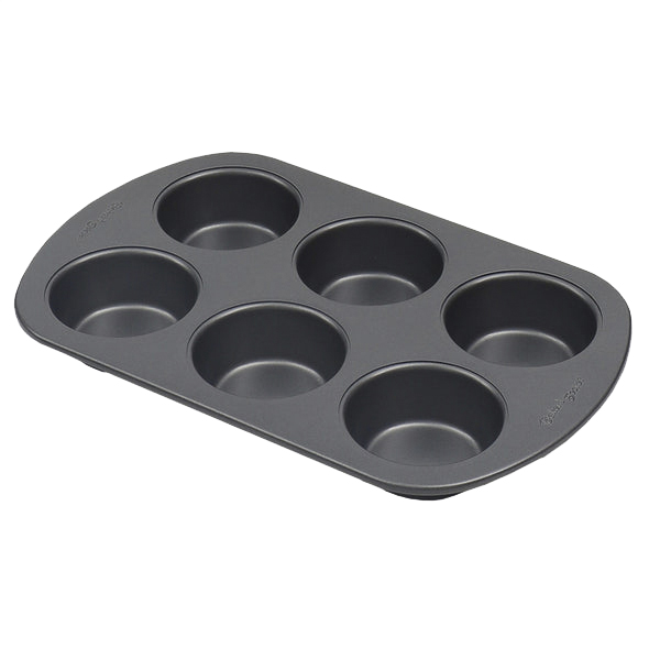 ****Baker's Secret Non-Stick 6-cup Muffin / Cupcake Pan