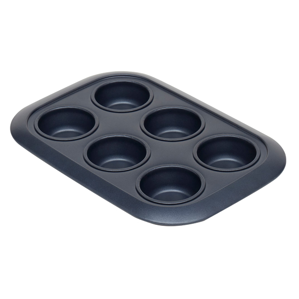 ****Michael Graves Design Non-Stick 6-Cup Muffin Pan, Carbon Steel Indigo