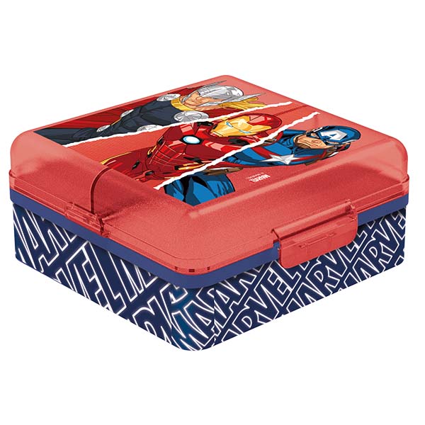 ****Disney Kids 4-pc Back to School Set - Bottle 400ml &amp; Sandwich Box - Avengers