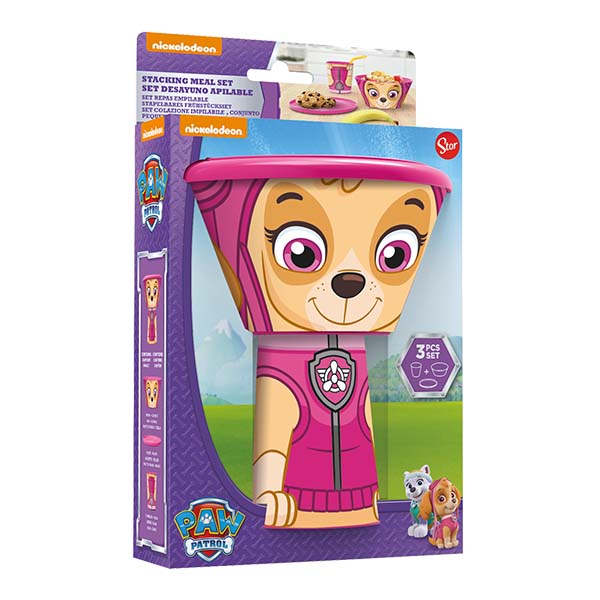 ****Disney Kids Meal Set Stackable - Paw Patrol Skye