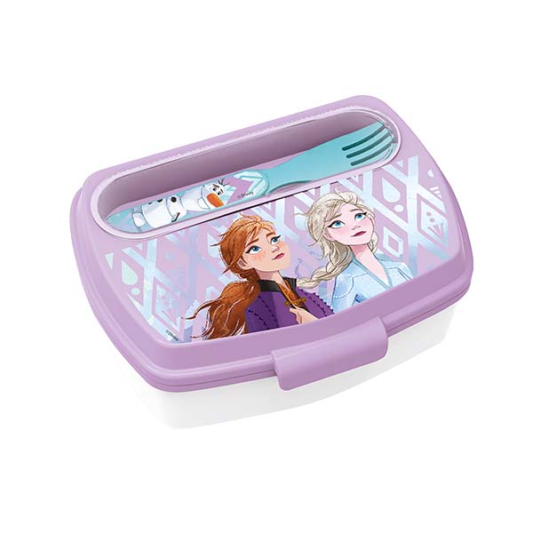 ****Disney Kids Sandwich Box with Cutlery - Frozen II