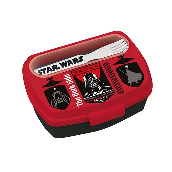 ****Disney Kids Sandwich Box with Cutlery - Star Wars