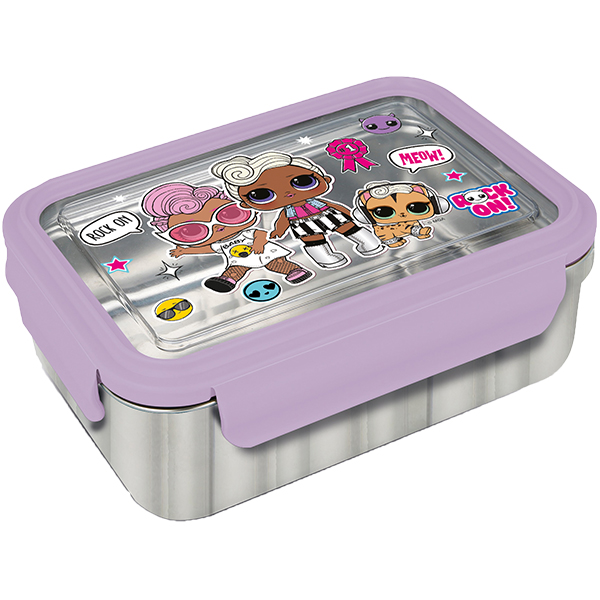 ****Disney Kids Sandwich Box Stainless Steel 670ml - LOL Together