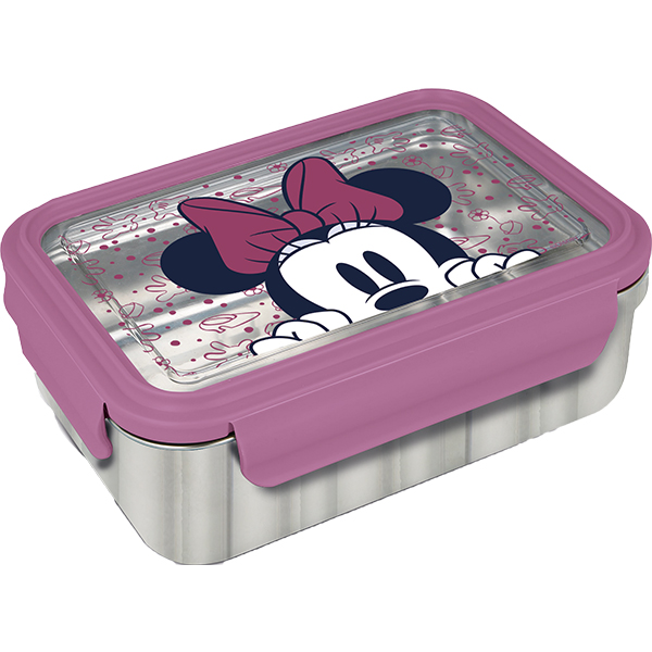 ****Disney Kids Sandwich Box Stainless Steel 670ml - Minnie