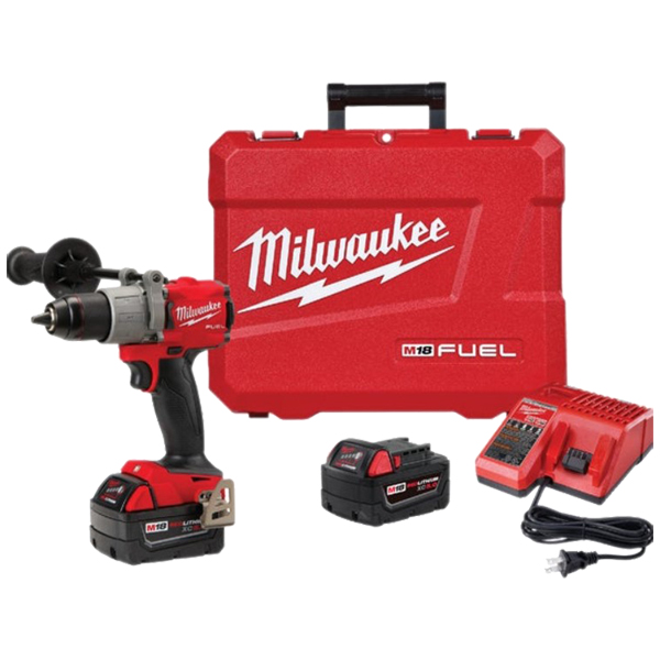 ****Milwaukee M18 FUEL 18-Volt XC Lithium-Ion Brushless 1/2 In. Cordless Hammer Drill Kit