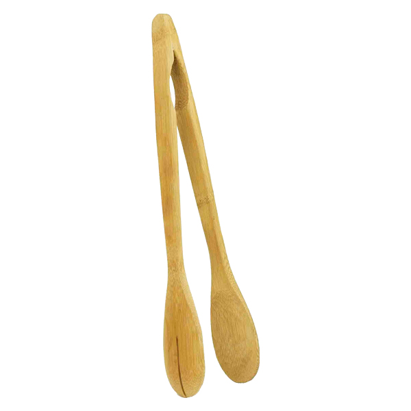 ****Home Basics Bamboo Tongs, Natural