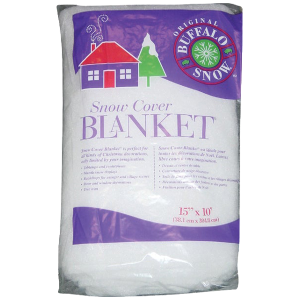 Buffalo Snow Snow Blanket with Ice Crystals 15 In.es x 10 Ft x 1 In.