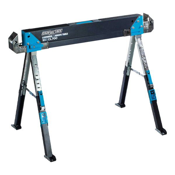 ****Channellock Long Steel Adjustable Sawhorse 1300lb Cap. 39.25 to 45.75 In.