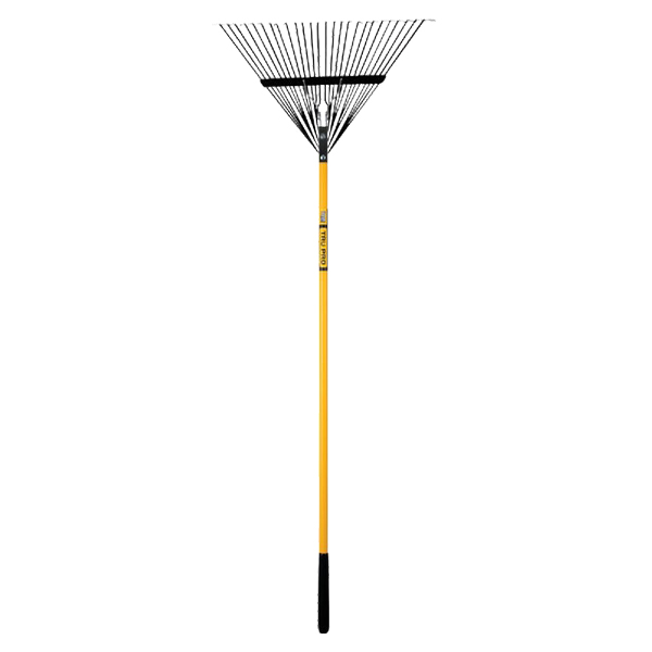 Truper Tru Pro 26-In. Steel Head 54-In. Fiberglass Handle Leaf Rake