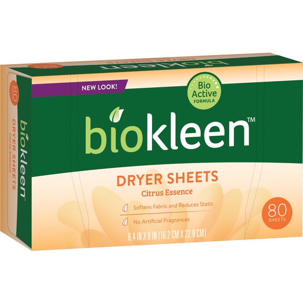 ****Biokleen Citrus Essence Dryer Sheets 80pk