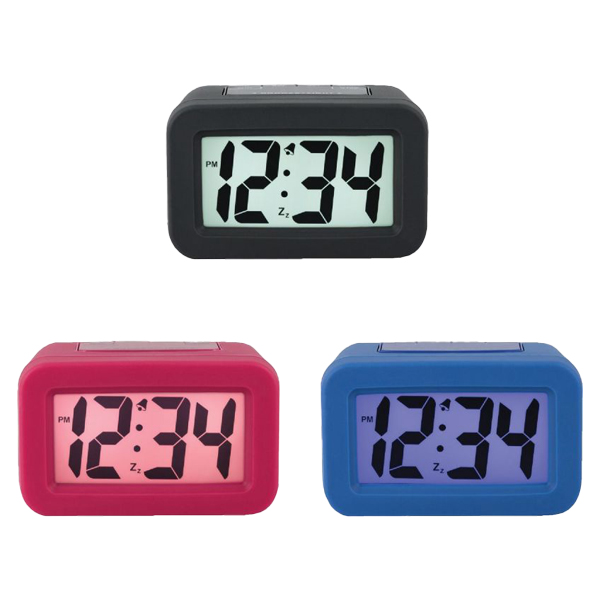 La Crosse Silicon LCD Battery Operated Alarm Clock