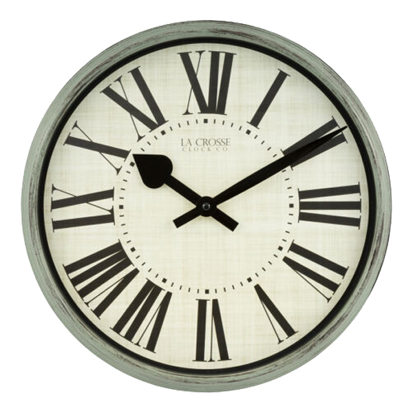 ****La Crosse Wall Clock 14-In. Green